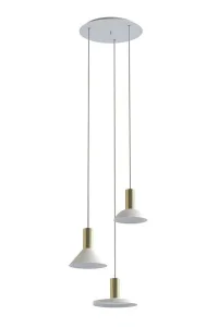 Світильник підвісний Nowodvorski Hermanos III White/Solid Brass (8031)