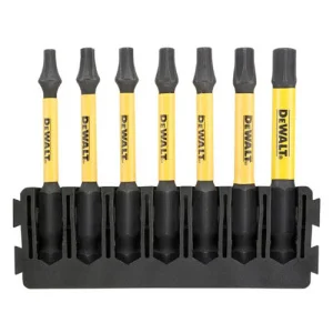 Набір біт DeWALT FlexTorq Т15 Т20 Т25 Т30 Т40 57мм 7шт (DT70825)