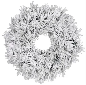 Вінок декоративний Black Box Trees Edelman Dinsmore Frosted зелений з ефектом покриття снігом 45см (8718861289022)