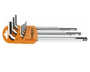 Набір шестигранних ключів NEO Tools 1,5-10 мм 9 шт (09-525)