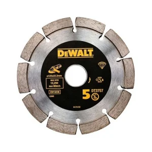 Диск алмазний по цеглі та бетону DeWALT 125х6,3х22,2мм (DT3757)