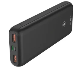 Повербанк Hama PD 20HD 20000mAh 2хUSB-A/USB-C PD QC 18Вт (201663)