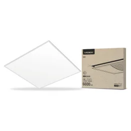 Фото led панель videx 60w 4100k 220v матовая комплект 2 шт. (vl-pb604w(2))