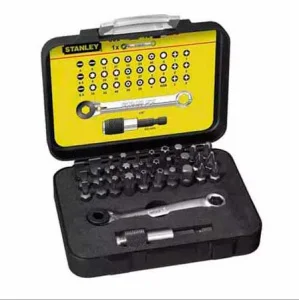 Набір біт STANLEY Expert, Torx, Philips, Pozidriv, 25 мм, 32 шт, пластикова коробка (1-13-905)