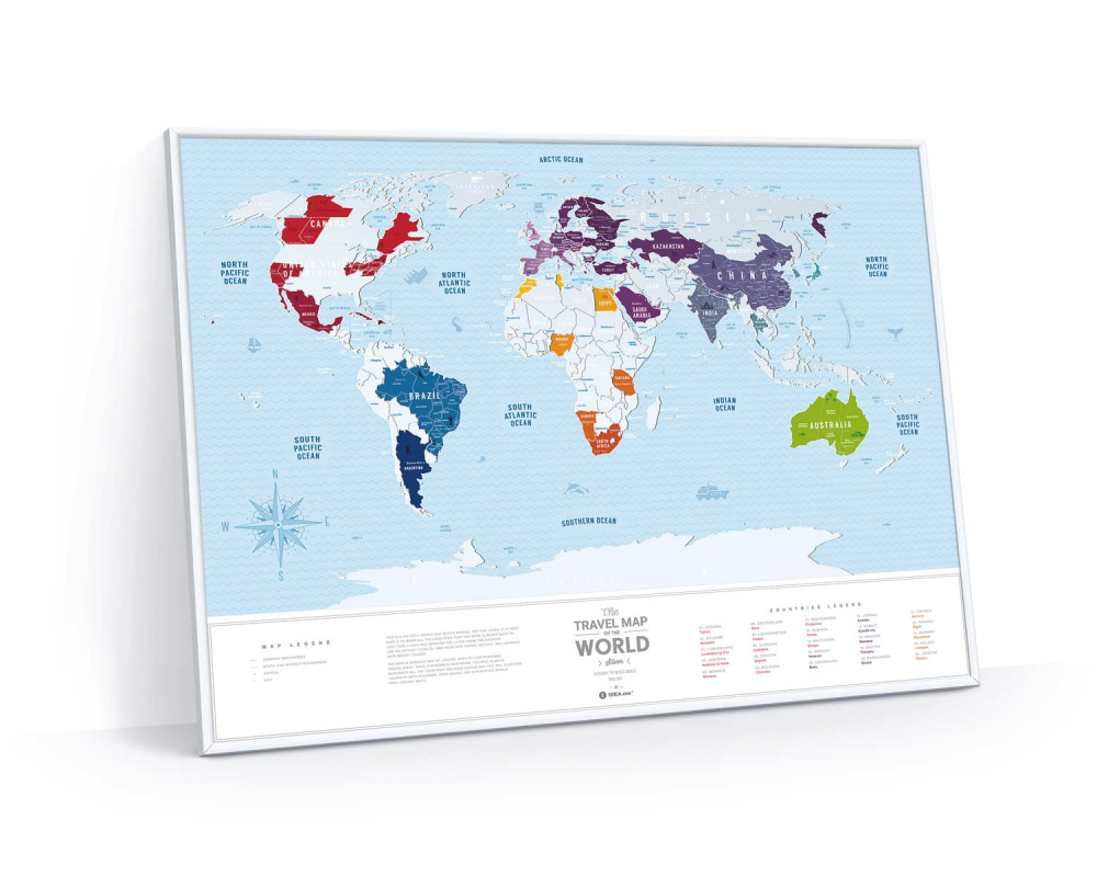     travel map silver world      (swf)