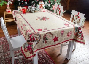 Скатертина Lefard Home Textile Santa Claus 140x320см (732-188)