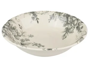 Фото салатник claytan ceramics винтажные цветы 24см (910-109)
