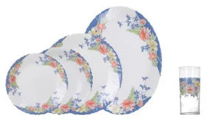 Фото сервиз arcopal florine 19+6 предметов