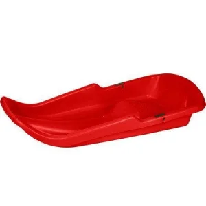 Фото санки plastkon simple красные