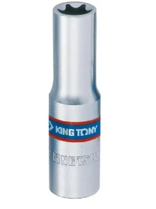 Головка торцева King Tony зірочка 1/4" E4 50мм (227504M)