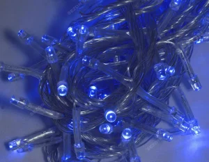 Фото светодиодная гирлянда slipo 300led, синий (1130-02)