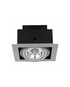 Фото светильник встроенный nowodvorski downlight silver i es111 (9573)