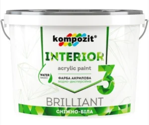 Фарба інтер'єрна Kompozit INTERIOR 3 1,4кг