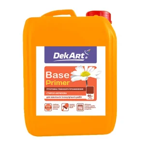 Ґрунтовка водно-дисперсійна акрилова DekArt Base 10л