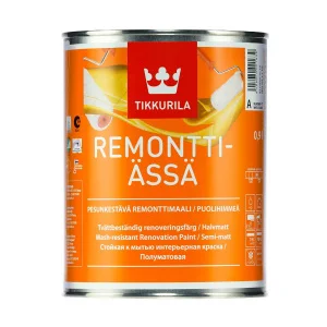 Краска для интерьера полуматовая Tikkurila Remontti-Assa 0,9л