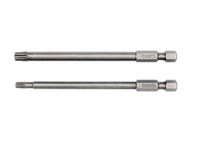Набір біт YATO TORX SECURITY T10x100мм T25x100 квадрат 1/4" 2шт (YT-0490)