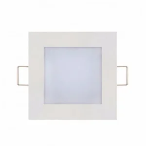 Фото панель встроенная led horoz electric slim/sq-6 6w 4200k 270lm 113,5мм квадратная белая (056-005-0006-030)