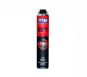 Піна монтажна під пістолет TYTAN B1 вогнетривка 750мл