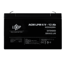   LogicPower AGM LPM 6V 12Ah (4159)