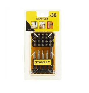 Набір біт викруткових STANLEY SL РH PZ TORX HEX 25мм 60мм 30шт (STA60525-XJ)