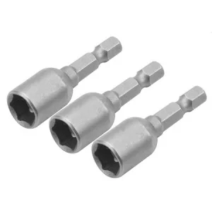 Головки магнітні Tolsen 8мм 1/4"х48мм 3шт (77823)
