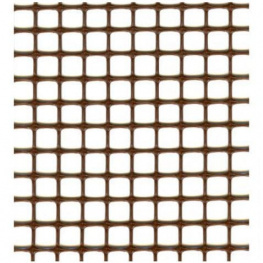 Сетка полимерная Tenax Квадра 10 коричневая 0,5х30м