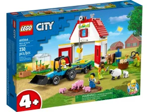 Фото конструктор lego city farm ферма и амбар с животными 230 деталей (60346)