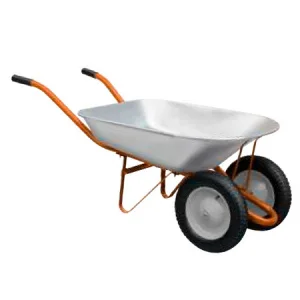 Тачка будівельна двоколісний Flora 78л 170кг колесо 13" (5056604)