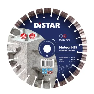 Диск алмазний DiStar Meteor H15 1A1RSS 230x2,6x15x22,23мм (12315055018)