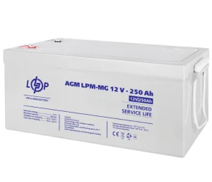 Акумулятор LogicPower мультигелевий LPM-MG 12V 250Ah (4198)