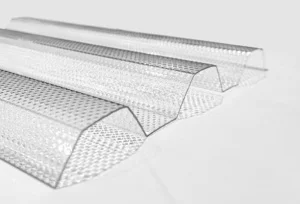 Поликарбонат профилированный Toplight T 76/18 1040x2000x0,9мм прозрачный призма