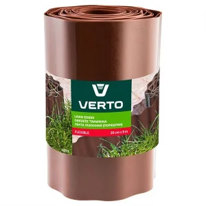Бордюрна стрічка VERTO 900x20 см коричнева (15G515)