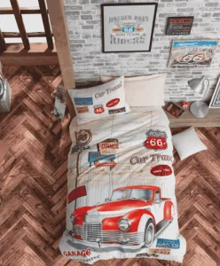 Комплект постільної білизни Cotton Box Route Bej 160x220см (CB_08007794)