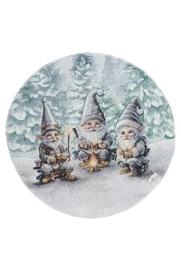 Серветка гобеленова Прованс Казкові гноми d35см (038429)