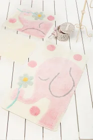 Фото коврик для ванной chilai home buyuk fil pink 60x100см (ch_11006946)