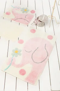 Фото коврик для ванной chilai home buyuk fil pink 60x100см (ch_11006946)