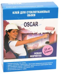Клей шпалерний для склотканинних шпалер Oscar 200 гр, витрата 25 м2