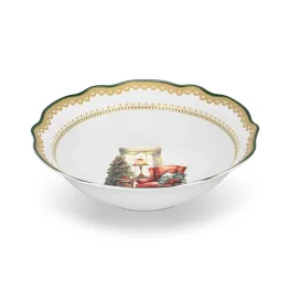 Фото салатник fissman christmas eve 23,5x6,5см (13757)