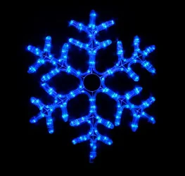 Фото гирлянда наружная delux motif snowflake ip44 en синий 55см (90012964)