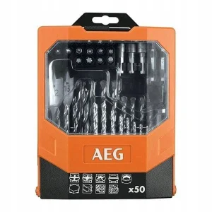 Набір свердл і насадок викруткових AEG 50шт (AAKDD50)