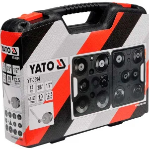 Набір торцевих головок Yato М65-120мм 3/8" і 1/2" 13шт (YT-0594)