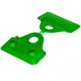 Клипса полимерная CLIPS RETE 50 зеленая (12 шт)
