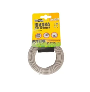 Леска для триммера MasterTool со стальным сердечником, круг 2,40мм/10м (19-2024)