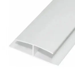 Планка соединительная Decomax Н-образная белая 6м