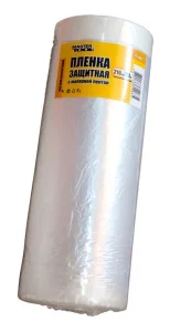 Плівка захисна з малярною стрічкою Mastertool 2,1x20м (79-9002)