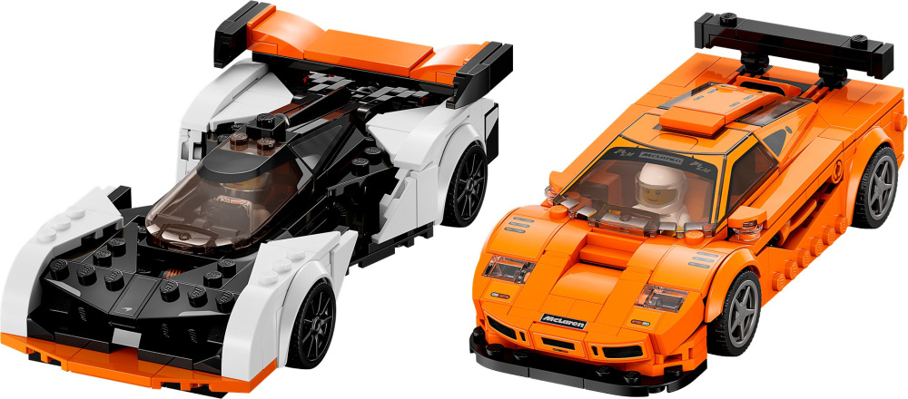 Конструктор Lego Speed Champions McLaren Solus GT и McLaren F1 LM 581 деталь (76918)