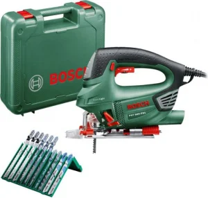 Лобзик електричний Bosch PST 900 PEL + набір оснащення (10 шт.) promo (06033A0201)