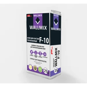 Клей для пінополістеролу і мінеральної вати Wallmix F-10 25кг