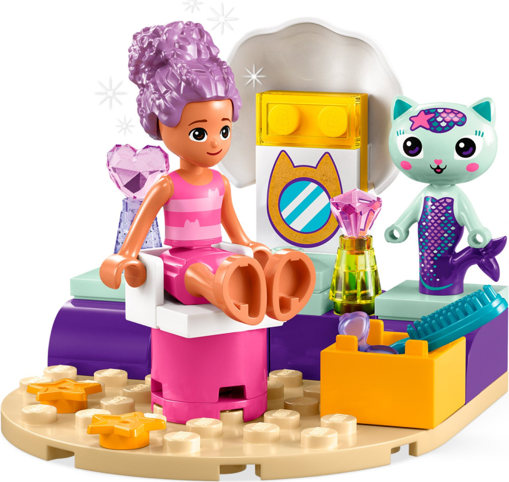 Конструктор Lego Gabby's Dollhouse Корабль и спа Габби и Нявки 88 деталей (10786)