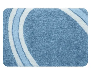 Килимок для ванної Spirella Curve polyester синій 55х65см (10.18795)